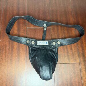 Hardwear Los Angeles Men Leather Thong Vintage Black Camo Lining 7 10 Condition